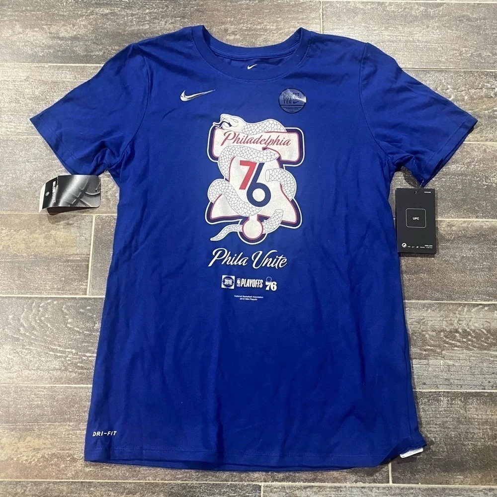 NWT Nike Philadelphia 76ers Dri-Fit T-Shirt